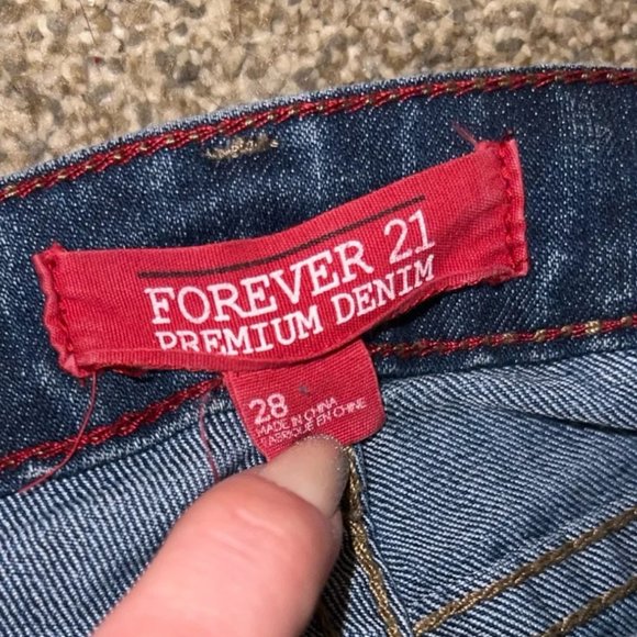 Forever 21 Jeans Zip Ankles Size 28 - Picture 6 of 6